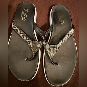 Coach flip flops